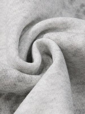 Wide leg sweatpants – fleece fabric close-up | XoKool