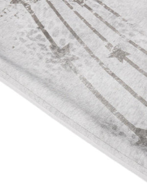 Wide leg sweatpants – star-line print close-up | XoKool