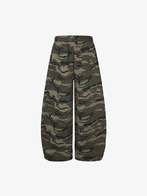 Woodland Camo Jogginghose mit Flaggen-Grafik – Camo, Rückansicht | XoKool