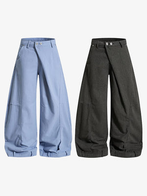 Pantalones barrel cruzados – ambos colores, frontal | XoKool