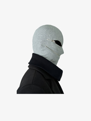 Zipper balaclava – Grey, side view | XoKool