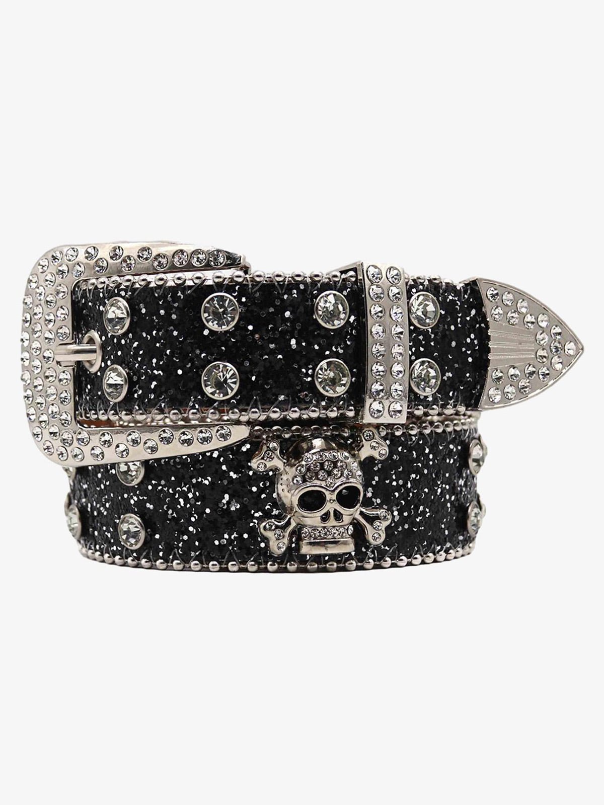 Belts – Rhinestone Skull Belt | XoKool