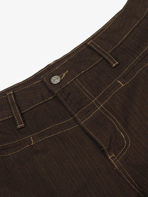 Vintage Contrast Thread Barrel Pants - thumbnail 4