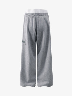 Retro Striped Double Waist Pants - thumbnail 4