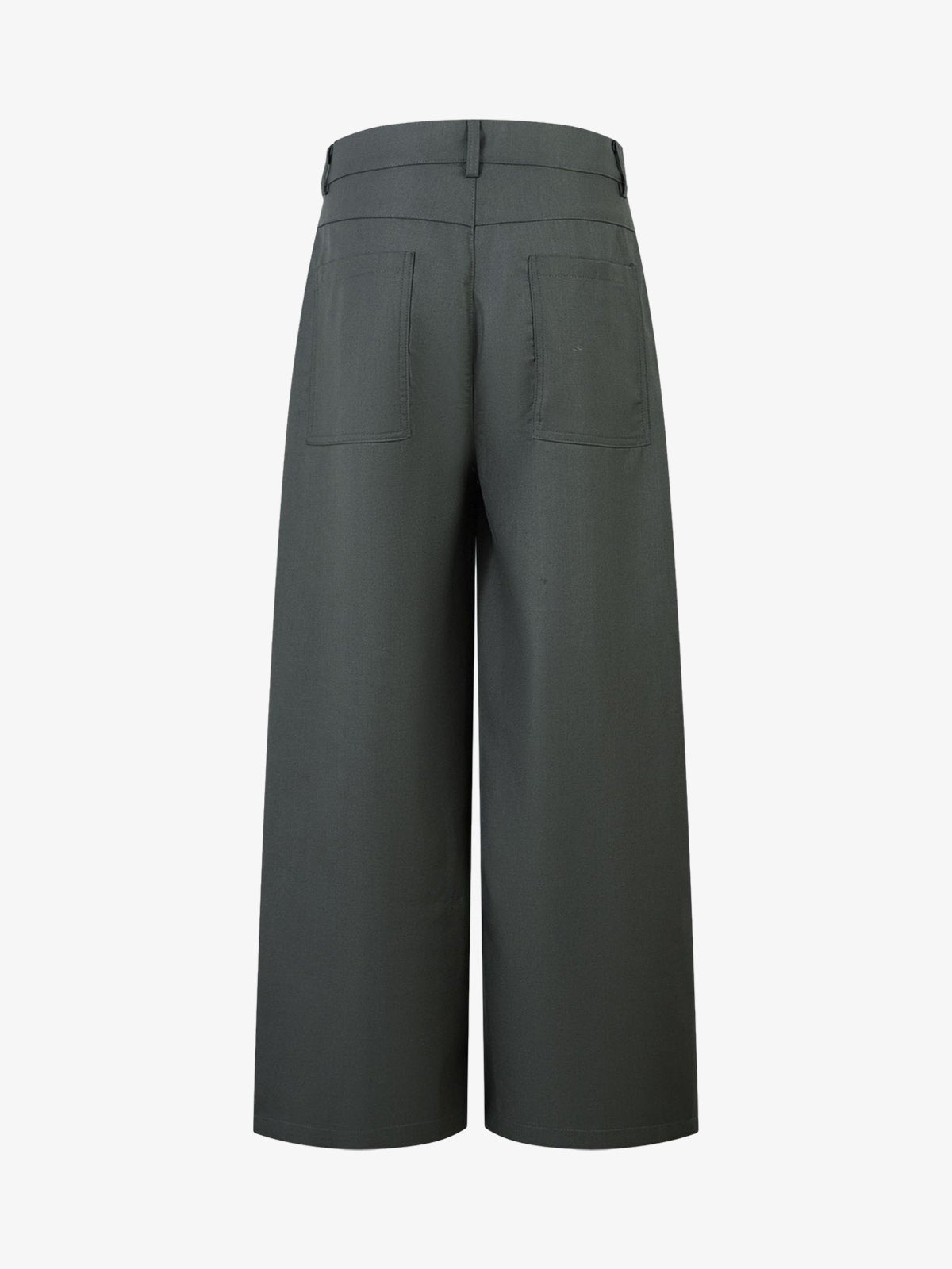 Double-Button Design Pleated Suit Casual Pants - image 3