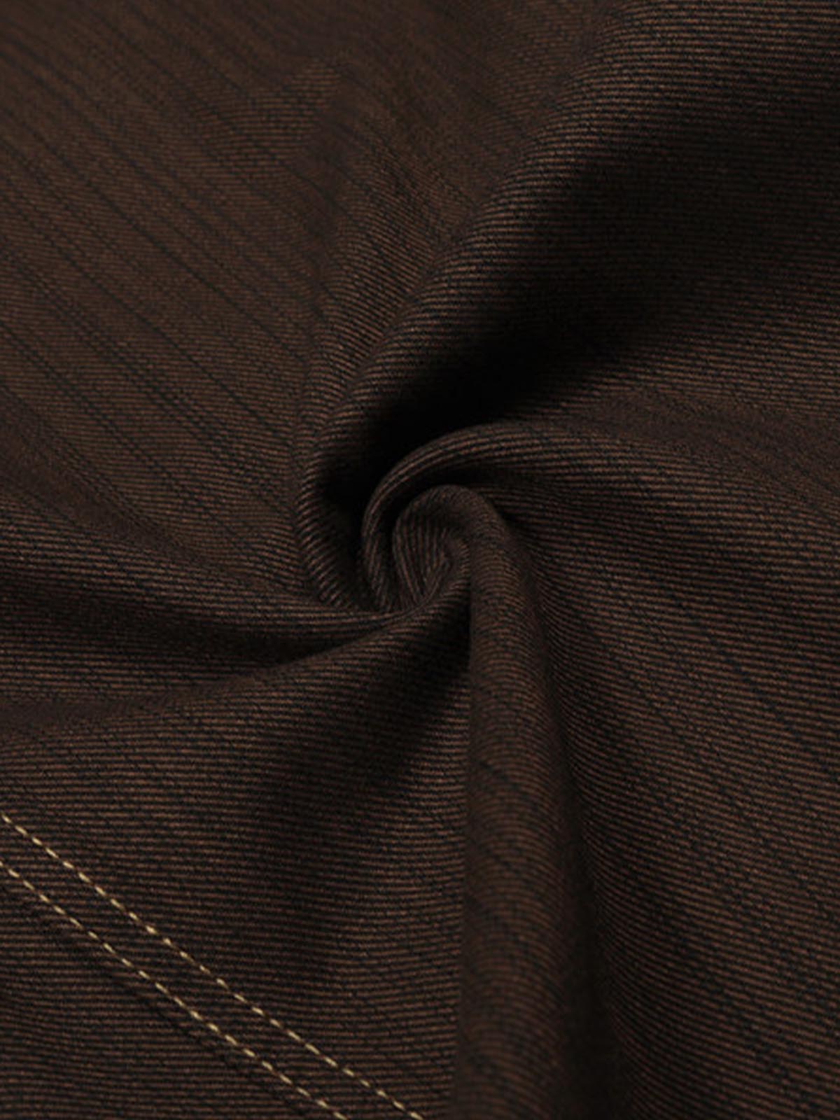 Vintage Contrast Thread Barrel Pants - image 7