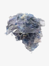 Distressed Tie-Dye Mixed Color Wasteland Square Scarf