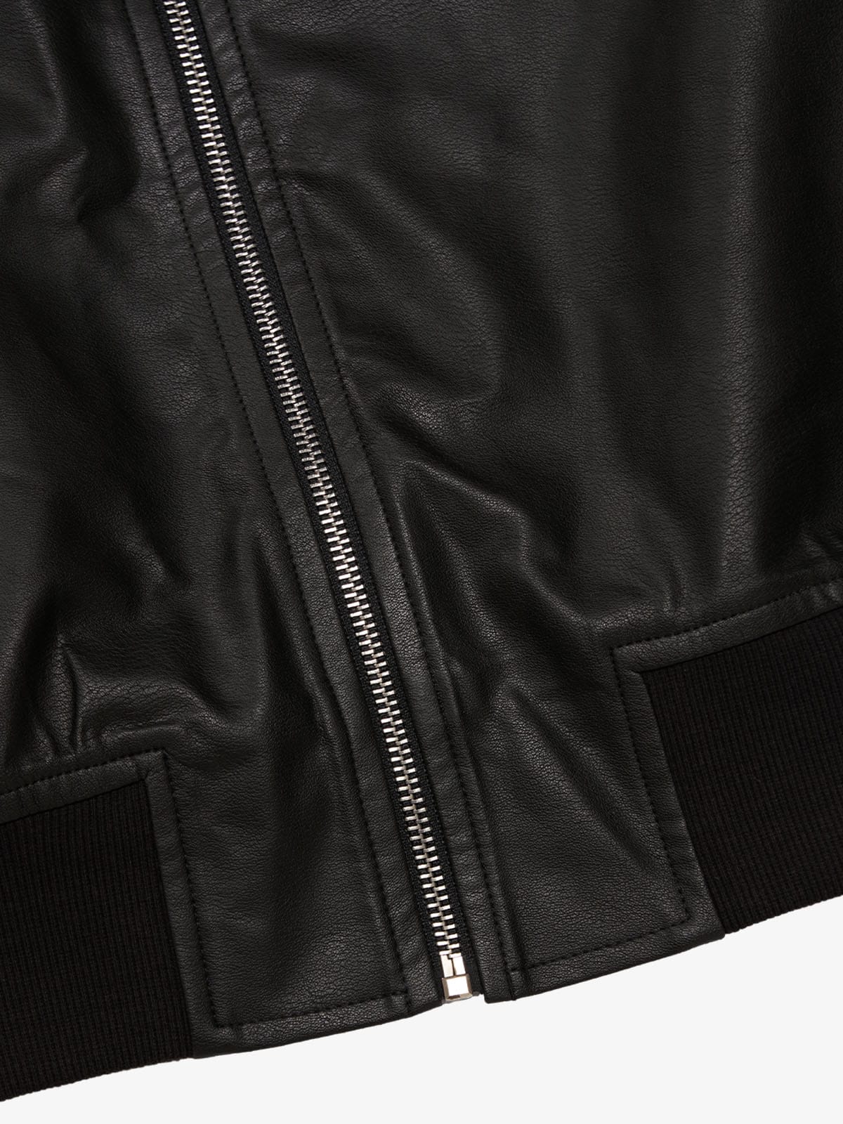 Thorn Destruction Frame Pattern Leather Vest - image 16