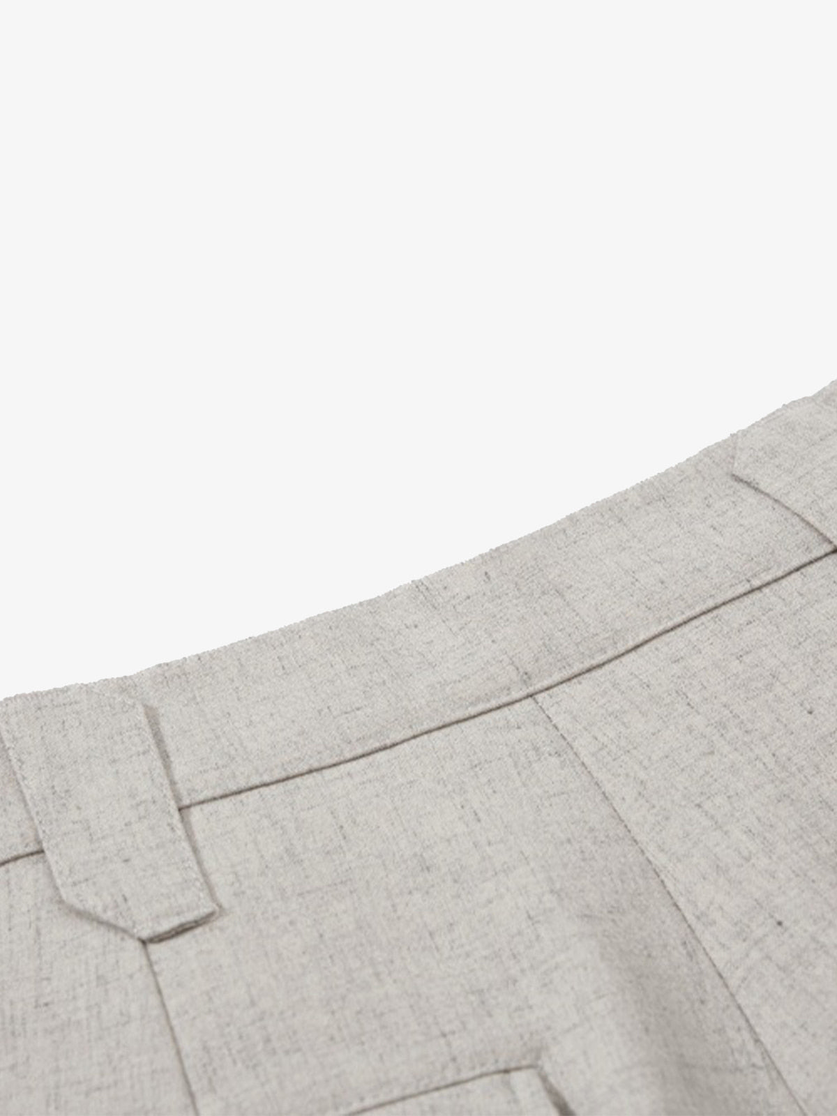 Tie Detail Relaxed Fit Draped Suit Pants - image 6