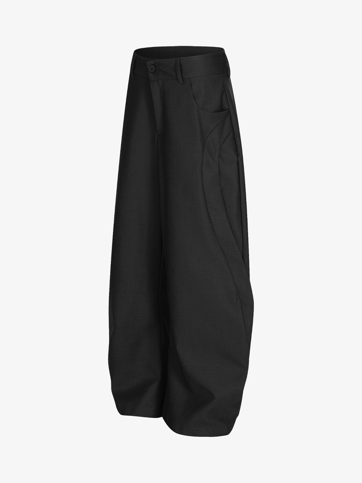 Drape Cleanfit Pleated Barrel Suit Pants - image 3