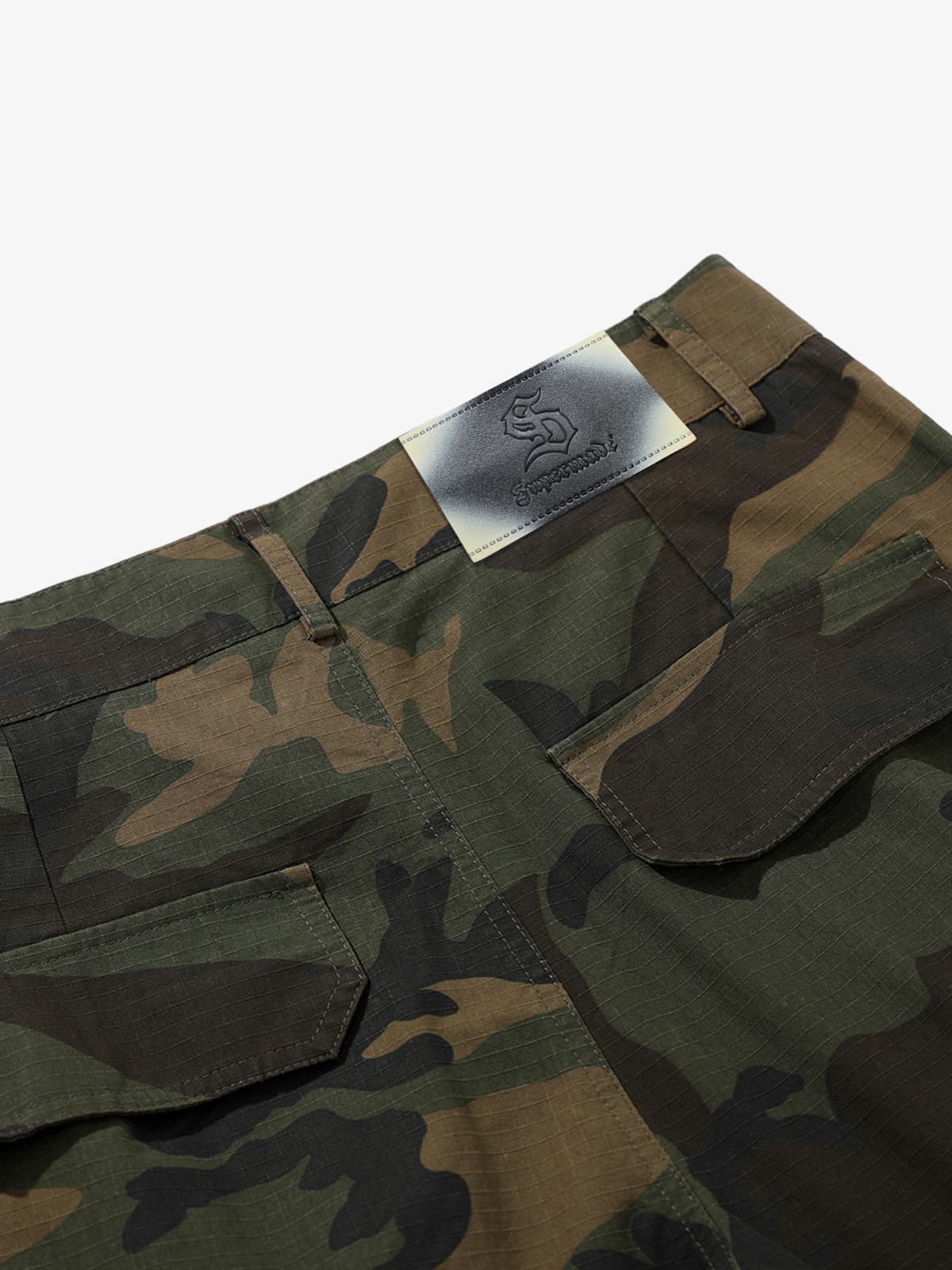 Vintage Multi-Pocket Functional Camo Cargo Pants - image 6