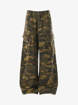 Vintage Camouflage Machete Workwear Pants - thumbnail 1