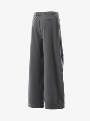 High Street Drawstring Design Pleated Flared Scimitar Pants - thumbnail 3