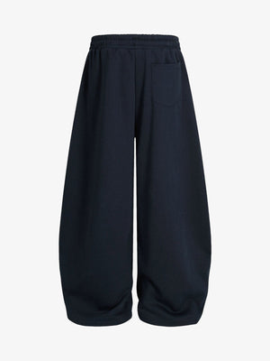 Hip-Hop Patch Embroidered Wide-Leg Sweatpants - thumbnail 3