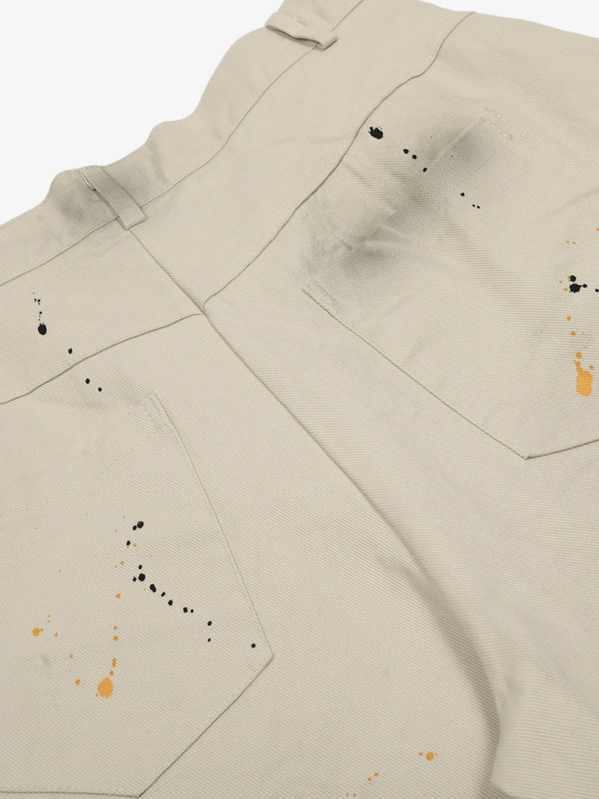 Retro Inkjet Dirty Dyed Barrel Pants - image 13