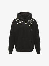 Daisy Embroidery Floral Pattern Heavyweight Hoodie