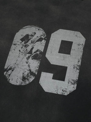Distressed NO. 09 Long Sleeve T-Shirt - thumbnail 16