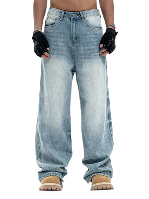 Plaid cuff jeans – on model, front | XoKool