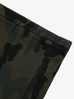 Retro Camouflage Pocket Design Workwear Casual Pants - thumbnail 6