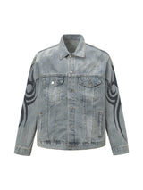 Retro Washed Totem Denim Jacket