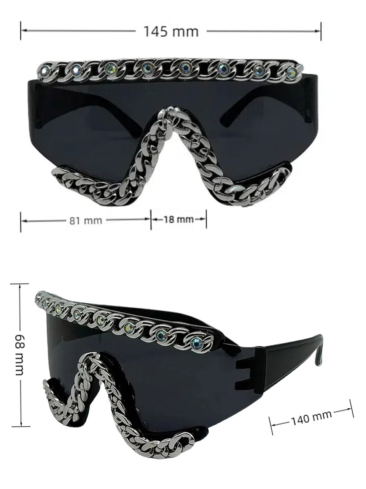 Chain-Embellished Sunglasses - image 13