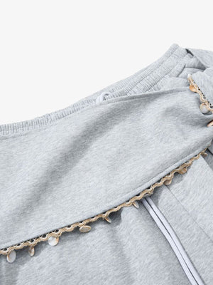 Street Detachable Flap Lace-up Jogger Pants - thumbnail 8