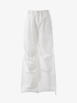 Vintage Drawstring Draped Embroidered Wide Leg Pants - thumbnail 1