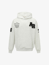 Street Letter Patch Embroidered Heather Hoodie