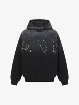 Street Dark Wasteland Distressed Washed Dirty-Dye Hoodie