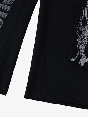 Dark Street Letter Flame Sweatpants - thumbnail 6
