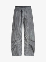 Retro Paratrooper Drape Barrel Pants