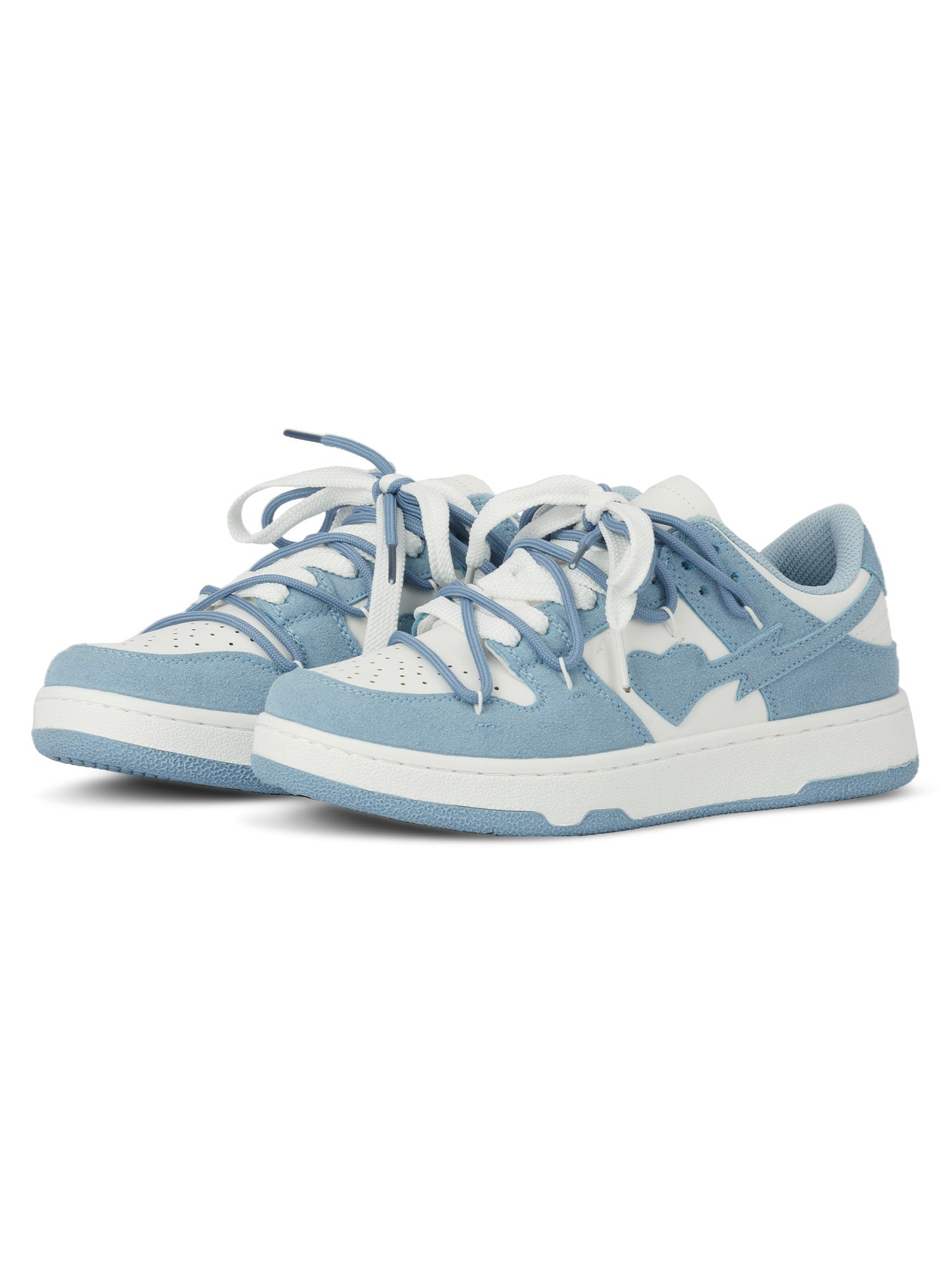 Haze Blue Love Breathable Board Shoes Casual Street Style - 11010