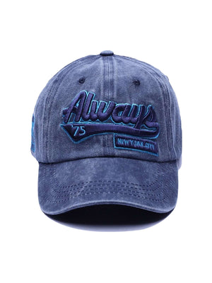 Thesupermade Vintage Embroidered Denim Washed Baseball Cap Xokool ®