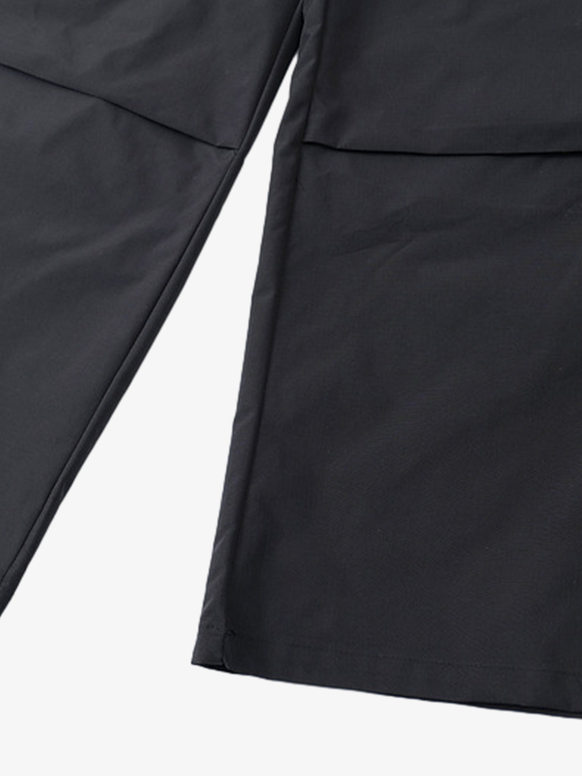 Retro Patchwork Faux Two-Piece Double Waist Casual Pants - image 8