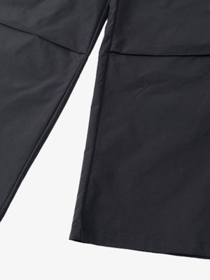 Retro Patchwork Faux Two-Piece Double Waist Casual Pants - thumbnail 8