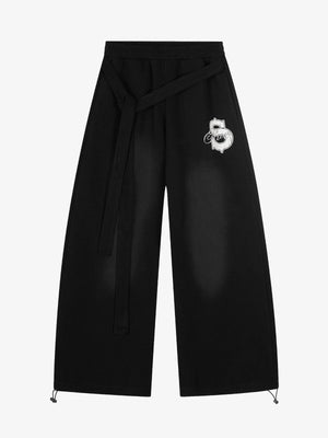 Retro Belted Paratrooper Wide-Leg Pants - thumbnail 2