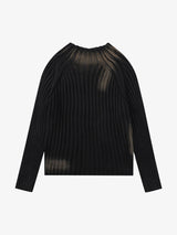 Retro Striped Spray Color Sweater