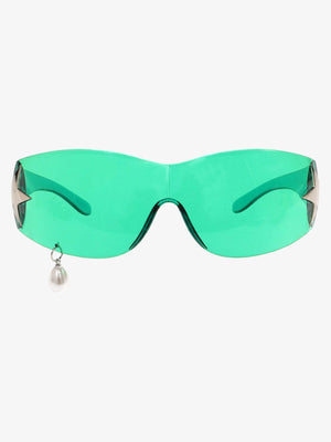 Vintage Pearl Earring Sunglasses - thumbnail 1