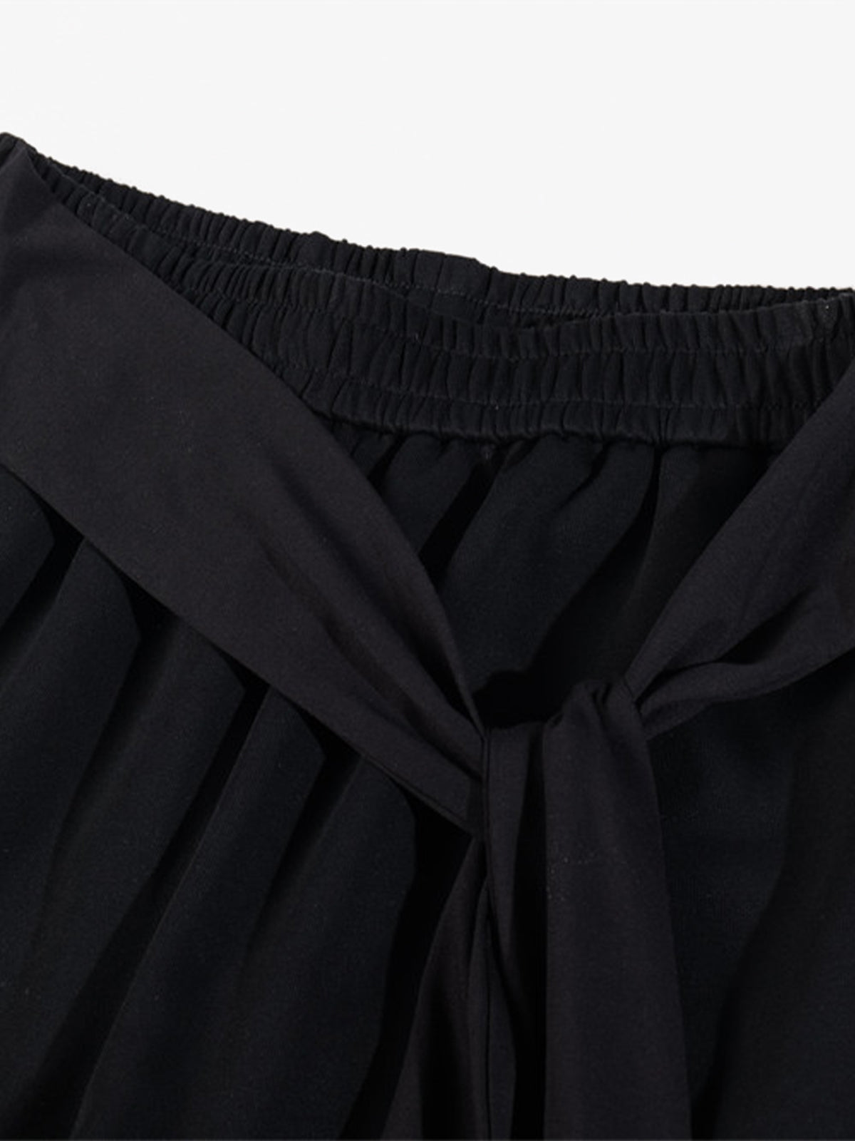 Dark Street Character Print Waist Strap Detail Barrel Pants - image 5