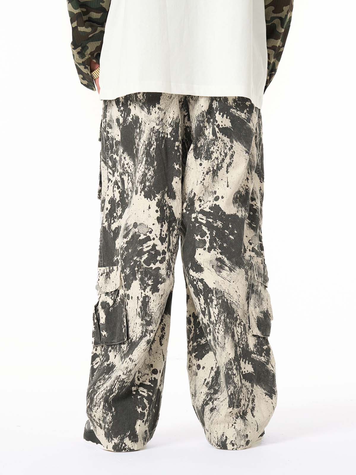 Hip-Hop Camouflage Multi-Pocket Cargo Pants - image 7