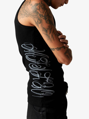 Street Ribbed Slim Fit Printed Vest - thumbnail 3