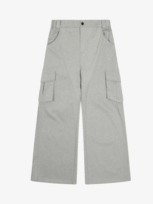 Vintage Spliced Pocket Design Cargo Pants - thumbnail 1