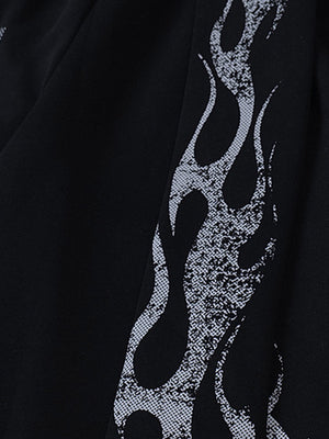 Dark Street Letter Flame Sweatpants - thumbnail 4