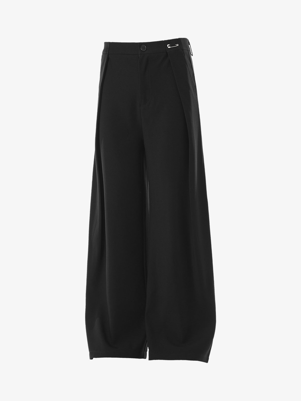 High Street Paperclip Design Drape Scimitar Pants - image 3