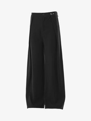 High Street Paperclip Design Drape Scimitar Pants - thumbnail 3