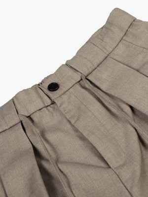 Pleated Drawstring Scimitar Track Pants - thumbnail 4