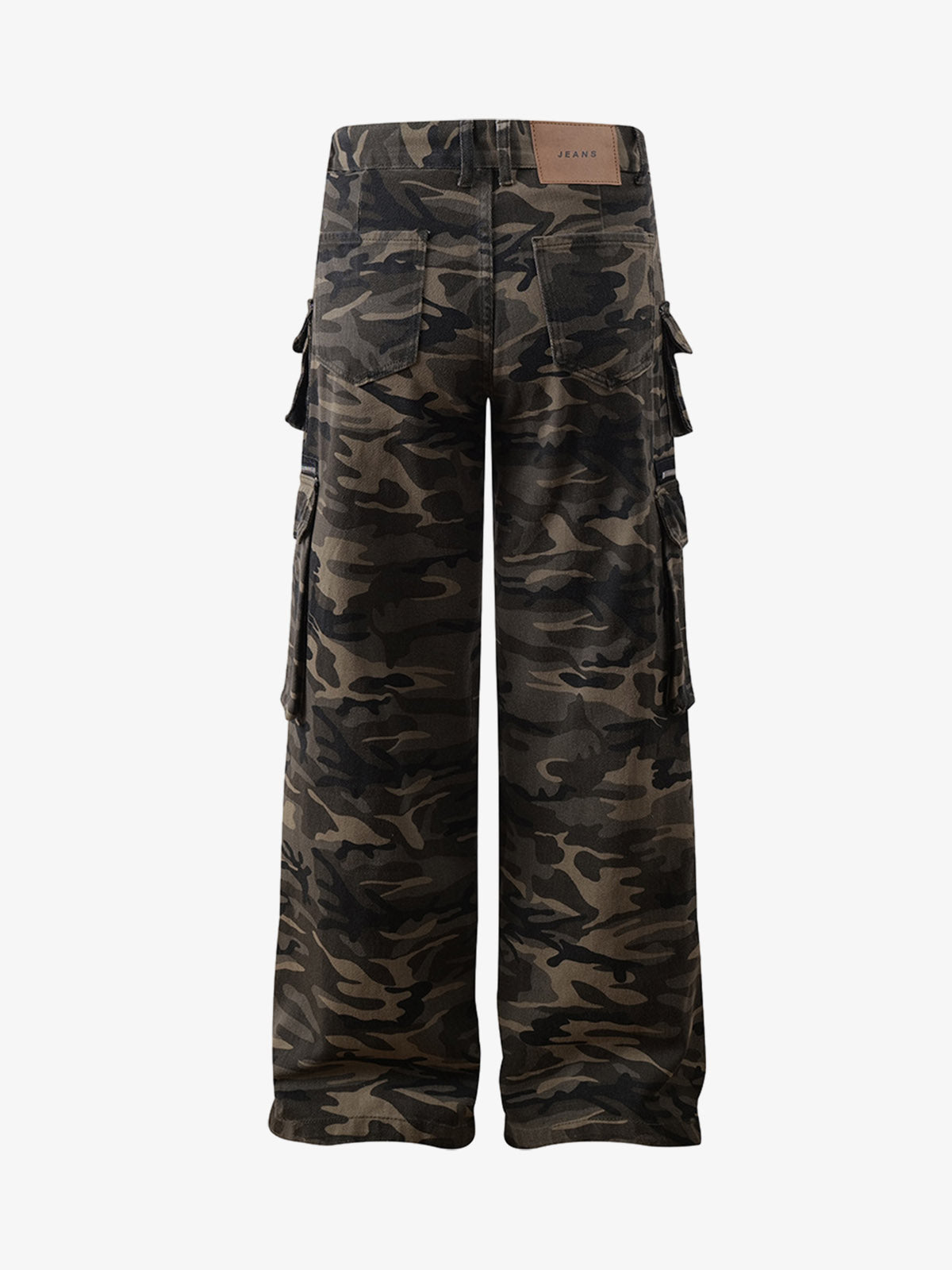 Functional Camouflage Multi-Pocket Work Pants - image 3