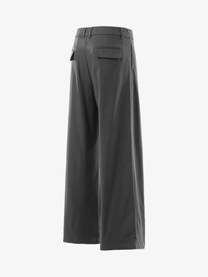 Pleated Drape Bootcut Suit Pants - thumbnail 5