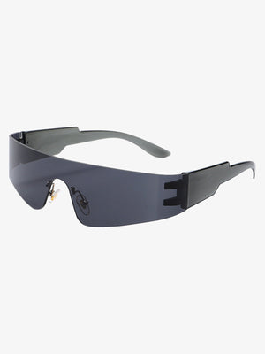 Retro Street Punk Integrated Sports Sunglasses - thumbnail 3