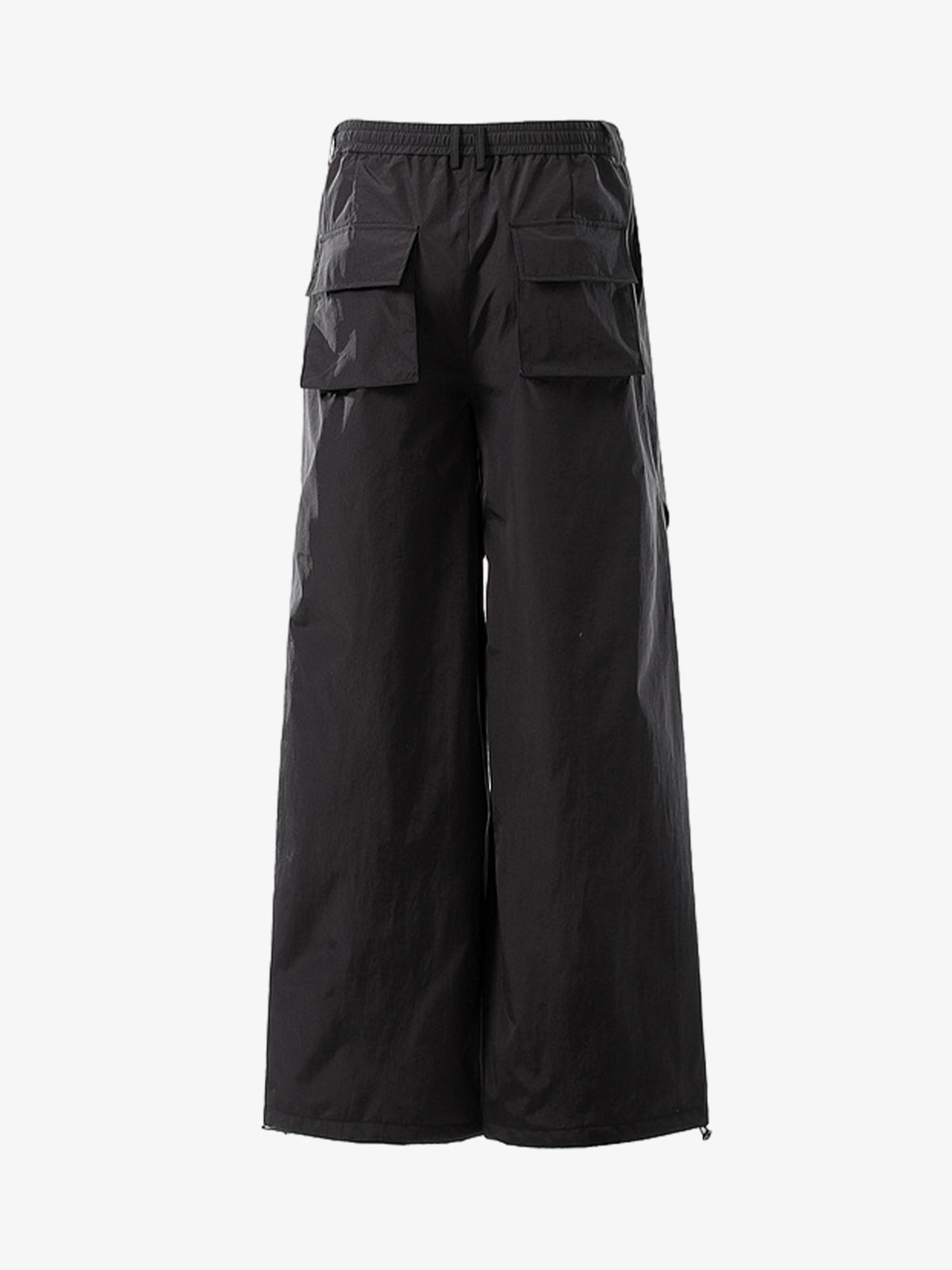 Vintage Drawstring Draped Embroidered Wide Leg Pants - image 4